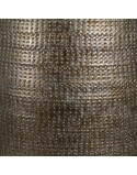 Blumentopf Metallic aus Keramik 31 x 31 x 51 cm