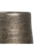 Blumentopf Metallic aus Keramik 31 x 31 x 51 cm