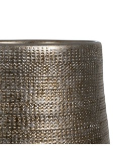 Blumentopf Metallic aus Keramik 31 x 31 x 51 cm
