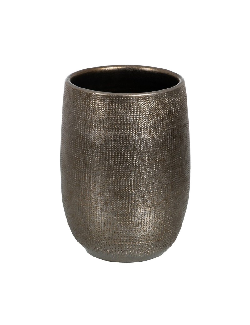 Blumentopf Metallic aus Keramik 29 x 29 x 40 cm