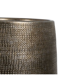Blumentopf Metallic aus Keramik 29 x 29 x 40 cm