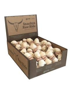 Snack para Perros Gloria Rawhide 50 Unidades Nudo Masticable