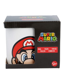 Tasse mug Super Mario Blanc Céramique Rouge (350 ml)