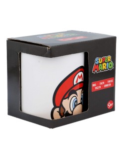Tasse mug Super Mario Blanc Céramique Rouge (350 ml)