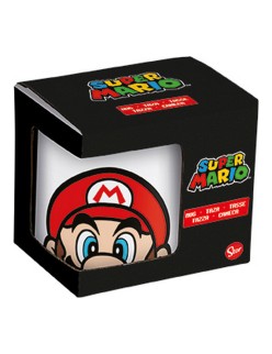 Tazza Mug Super Mario Bianco Ceramica Rosso (350 ml)