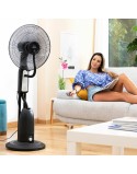 Standventilador und -vernebler mit Fernbedienung InnovaGoods Schwarz 2,8 L 90 W (Restauriert B)
