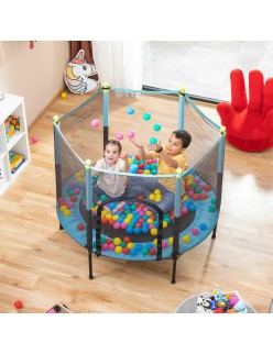 Kindertrampolin mit Sicherheitsnetz Kidine InnovaGoods (Restauriert B)