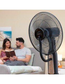 Standventilador und -vernebler mit Fernbedienung InnovaGoods Schwarz 2,8 L 90 W (Restauriert A)