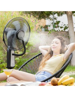 Standventilador und -vernebler mit Fernbedienung InnovaGoods Schwarz 2,8 L 90 W (Restauriert A)