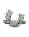 Set di 6 Tazze da Caffè Versa Acebo Porcellana