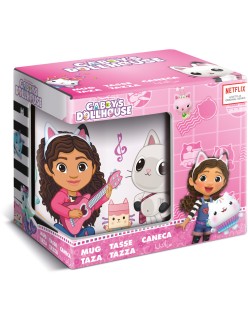 Tazza Mug Gabby's Dollhouse Party Rosa chiaro 350 ml 325 ml Ceramica Pacco Regalo