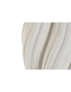 Vase Home ESPRIT Blanc Grès Moderne 16,5 X 16,5 X 20,5 cm