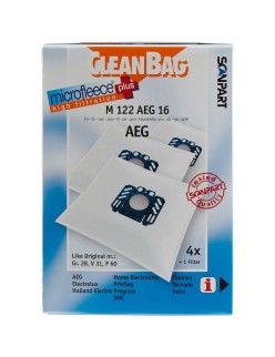 Ersatzbeutel für Staubsauger Scanpart M 122 AEG 16 AEG ELECTROLUX