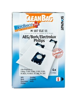 Sac de Rechange pour Aspirateur Scanpart M 187 ELE11