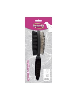 Hundebürste Inodorina Schwarz L Double