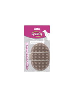 Dog Brush Inodorina Brown Rubber Glove S