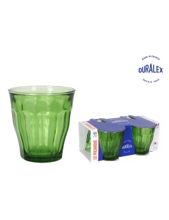 Set di Bicchieri Duralex Verde 250 ml (Ricondizionati A)