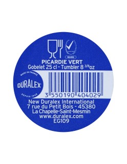 Set di Bicchieri Duralex Verde 250 ml (Ricondizionati A)
