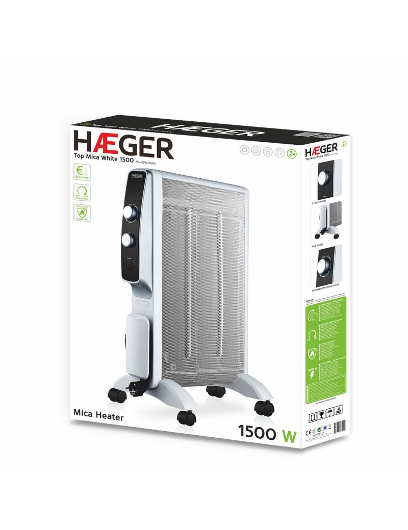 Aquecedor Haeger Branco 1500 W (Recondicionado A)