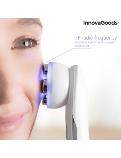 Gesichtsmassagegerät mit Radiofrequenz, Phototherapie und Elektrostimulation Wace InnovaGoods V0103440 (Restauriert A)