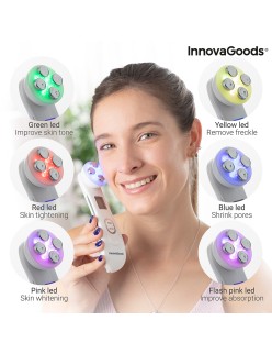Gesichtsmassagegerät mit Radiofrequenz, Phototherapie und Elektrostimulation Wace InnovaGoods V0103440 (Restauriert A)