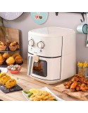 Heißluftfritteuse InnovaGoods Creme 1700 W 6,5 L Edelstahl (Restauriert A)