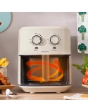 Heißluftfritteuse InnovaGoods Creme 1700 W 6,5 L Edelstahl (Restauriert A)