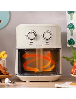 Heißluftfritteuse InnovaGoods Creme 1700 W 6,5 L Edelstahl (Restauriert A)