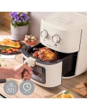 Heißluftfritteuse InnovaGoods Creme 1700 W 6,5 L Edelstahl (Restauriert A)