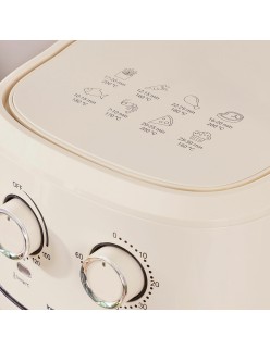 Heißluftfritteuse InnovaGoods Creme 1700 W 6,5 L Edelstahl (Restauriert A)