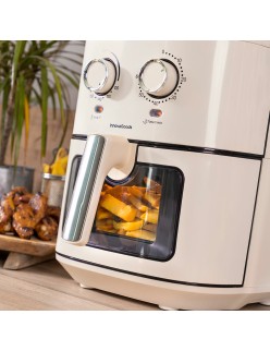 Heißluftfritteuse InnovaGoods Creme 1700 W 6,5 L Edelstahl (Restauriert A)