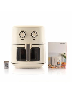 Heißluftfritteuse InnovaGoods Creme 1700 W 6,5 L Edelstahl (Restauriert A)