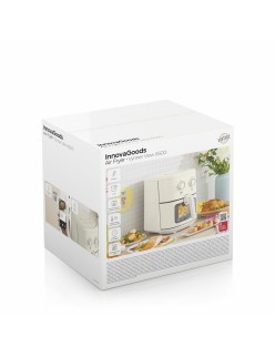 Heißluftfritteuse InnovaGoods Creme 1700 W 6,5 L Edelstahl (Restauriert A)