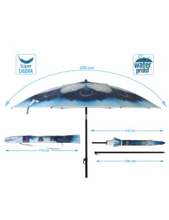 Parasol de plage 200 cm