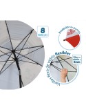 Parasol de plage 200 cm