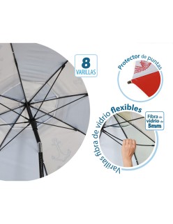 Parasol de plage 200 cm