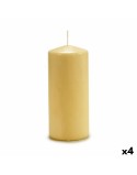 Vela 9 x 20 x 9 cm Creme (4 Unidades)