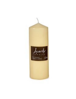 Vela Acorde CY70200M Creme 7 x 19,7 x 7 cm (4 Unidades)