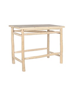 Mesa auxiliar DKD Home Decor Natural Teca 133 x 65 x 105 cm