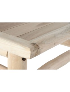 Mesa auxiliar DKD Home Decor Natural Teca 133 x 65 x 105 cm