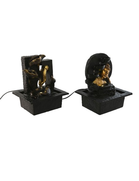 Fonte de Jardim Home ESPRIT Resina Buda Oriental 21 x 19 x 27 cm (2 Unidades) Fonte de Jardim Home ESPRIT Resina Buda Oriental 21 x 19 x 27 cm (2 Unidades)