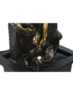 Fonte de Jardim Home ESPRIT Resina Buda Oriental 21 x 19 x 27 cm (2 Unidades)