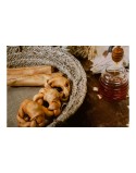 Dog Snack Gloria Snackys Rawhide Honey 12 cm Donut Braiding