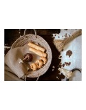 Dog Snack Gloria Snackys Rawhide Honey 12 cm Donut Braiding