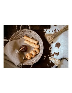 Dog Snack Gloria Snackys Rawhide Honey 12 cm Donut Braiding