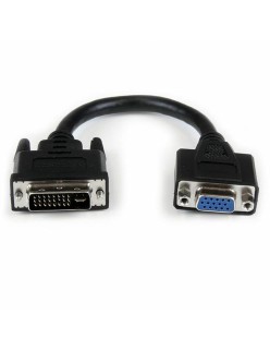 Cabo DVI-I para VGA Startech DVIVGAMF8IN          Preto 0,2 m