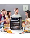 Heißluftfritteuse InnovaGoods Schwarz 1800 W 12 L Edelstahl (Restauriert A)