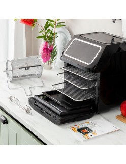 Heißluftfritteuse InnovaGoods Schwarz 1800 W 12 L Edelstahl (Restauriert A)