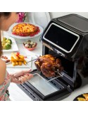 Heißluftfritteuse InnovaGoods Schwarz 1800 W 12 L Edelstahl (Restauriert A)