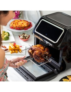 Heißluftfritteuse InnovaGoods Schwarz 1800 W 12 L Edelstahl (Restauriert A)